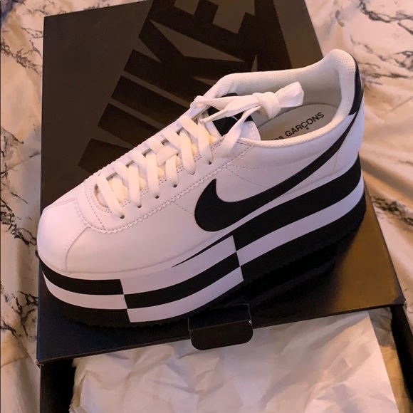 Comme des Garcons Shoes - NWT COMME des Garcons x Nike Cortez 'Check White'